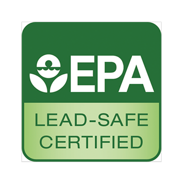EPA Lead-Safe Certified logo with green tones.