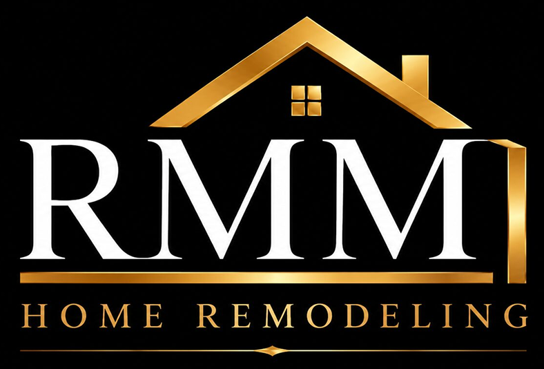 RMM Home Remodeling gold roof logo