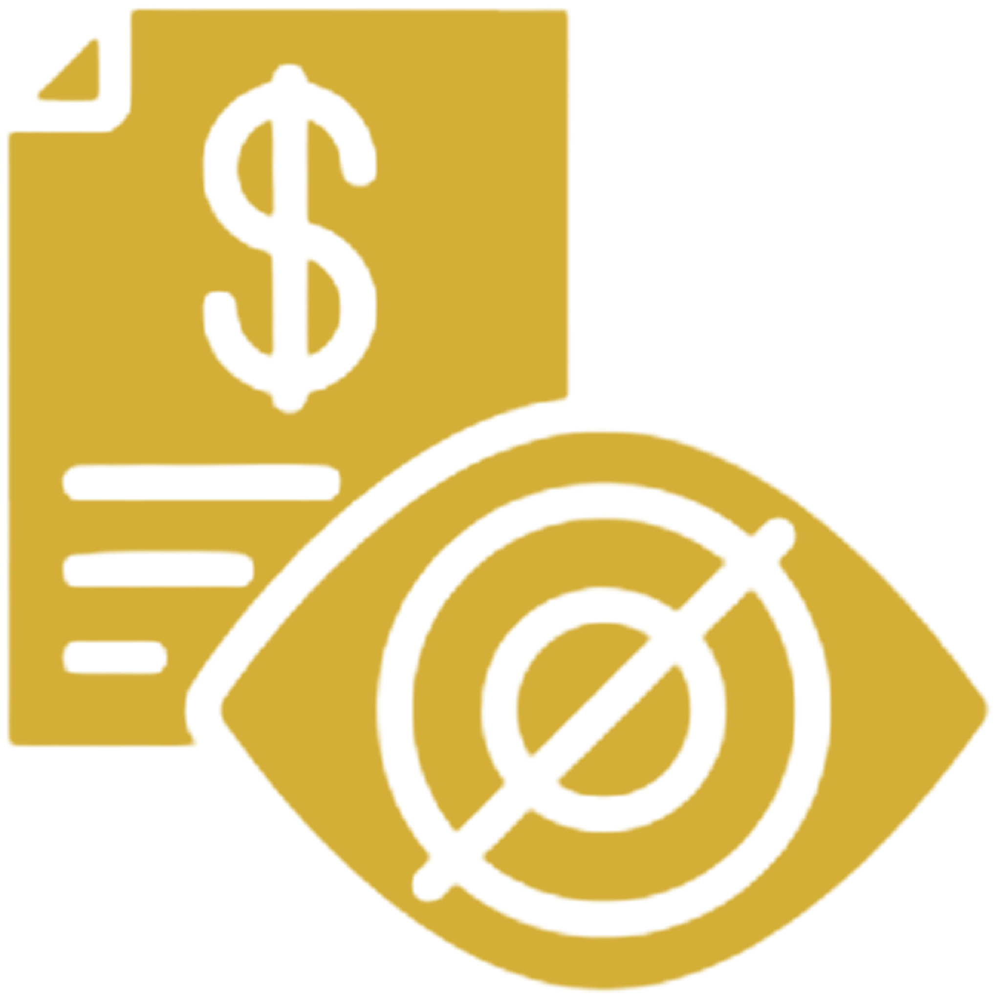 Hidden financial document icon